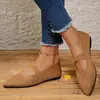 Zapatos de tacón bajo de moda, ¡la belleza empieza aquí! Top de cuero de vaca de capa naranja invierno otros suelas gruesas volantes