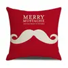 Fronha de Almofada com Estampa de Barba Cross-border da Amazon Almofada para Sofá de Escritório Decoração de Enfeites para Fotos de Casamento