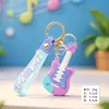 Llavero creativo de violonchelo en colores macaron, pequeño colgante para bolsos de niñas, accesorios culturales y creativos, pequeños artículos para regalo