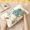 Capa de Almofada Macia Kabo Baby Skin Velvet Amiga da Pele Dormitório Estudantil Jardim de Infância Almofada Individual Capa de Veludo Adicional Almofada Couro
