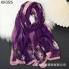 Novo lenço de chifon estampado para mães de meia-idade e idosas lenço fino da moda para combinar com tudo presente para o Dia das Mulheres Dia das Mães