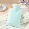 Bolsa de agua caliente bolsa de agua tibia bolsa de compresa caliente de inyección de agua bolsa especial para calentar manos para niñas tamaño pequeño engrosado calentador de manos