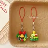 Lindos dijes de Navidad para teléfono, coronas de Navidad de dibujos animados, correas de Navidad para teléfono y adornos de Navidad - pequeños regalos perfectos para la temporada navideña