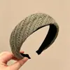 Diadema de Copa Alta y Ala Ancha para Mujer 2026 Nuevo Estilo Hace que la Cara Parezca Más Pequeña No Aprieta la Cabeza Diadema Otoño Invierno Lavado de Cara Presionar el Cabello Pinza para el Cabello Accesorios para el Cabello