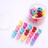 Pasador de Celebridad de Internet Pinza Lateral Colorida Pinza de Flor Color Caramelo Pinza Pequeña de Una Palabra Tocado Femenino