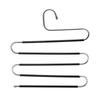 Perchero plegable para pantalones, multifuncional, multicapa, mágico, sin costuras, para el hogar, con clip, para guardarropa, artefacto de almacenamiento