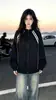 Sudadera con cremallera de diseño moderno y único estilo japonés popular para mujer, nuevo top casual versátil de otoño