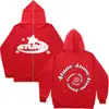 Moletom Casual Estilo Europeu e Americano com Zíper Frontal Completo, Moletom com Capuz e Zíper Casual Retro Americano Masculino da Moda