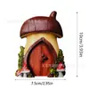Porta de Elfo de Fazenda Transfronteiriça Casa de Conto de Fadas Artesanato Enfeites Decorativos Casa Sala de Estar Paisagem em Miniatura Layout de Atmosfera