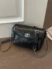 Padrão Diamante 2026 Nova Mini Bolsa de Corrente, Clássica Bolsa Pequena Transversal de Ombro Estilo Chanel, Bolsa de Cintura Compacta Versátil