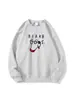 Estilo Nuevo Otoño e Invierno Divertido Simple Estampado de Letras y Cachorros Tops de Manga Larga Ropa Exterior Casual Sudaderas Versátiles para Mujer
