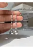 Brincos Longos com Franjas de Pérola e Zircônia, Populares de Luxo Acessível de Ponta, Brincos Elegantes de Nicho 2020 Novos Atacado