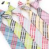 Corbata para Hombre Material Poliéster Corbata de Cuadros Escoceses Fabricante Stock Listo Venta al por Mayor