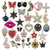 Acessórios DIY Estilo Coreano Notas Musicais Coração Pentagrama Coração de Pêssego Oval Esmalte Liga Chaveiro Pingente Pulseira Charme