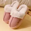 Pantuflas de Algodón Transfronterizas para Hombre, Suelas Antideslizantes Cálidas para Interiores y Exteriores, Pantuflas de Algodón Gruesas y Cálidas para Mujer, Pantuflas de Algodón para Otoño e Invierno