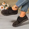 Zapatos Casuales con Cordones de Talla Grande Forrados de Polar para Invierno 2026 Modelo Nuevo Cómodos y Cálidos con Suela Suave Zapatos para Mujer para Comercio Transfronterizo