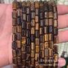 Cuentas cilíndricas de ágata de ojo de tigre de 6 x 10 mm, cuentas sueltas para pulseras, accesorios para manualidades