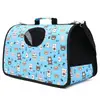 Bolsa respirável de malha para cachorro portátil bolsa de cachorro portátil dobrável grande capacidade ombro transversal bolsa de gato bolsa para pet