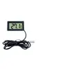 Termómetro empotrado TPM-10 con sonda pantalla digital electrónica termómetro LCD interior para cigarros termómetro pequeño