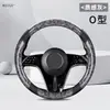 Funda para Volante de Coche para Todas las Estaciones, Funda Universal de Cuero para Manillar para Uso Interior, Resistente a la Suciedad, Antideslizante, Forma Doble D, Venta al por Mayor desde el Fabricante