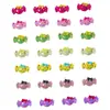 Lazo colorido dulces accesorios para arte de uñas resina lindos pequeños accesorios tridimensionales aretes DIY pinzas para el cabello decoraciones de uñas