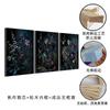Amazon Planta Diamante Dormitorio Colgante Pintura Lienzo Inyección de Tinta Póster Retro Melancólico Flores Sala de Estar Pintura Decorativa