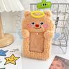 Serie de Portatarjetas de Peluche Lindos de Dibujos Animados Bolsa para Guardar Identificación de Estudiante Funda Protectora para Tarjeta de Foto de Ídolo Venta al por Mayor