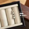 Pendientes Clásicos de Plata de Ley 925 con Perlas para Mujer, Estilo Princess Diana, Pendientes de Lujo Sencillo y Versátil, Gama Alta de Nicho