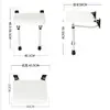 Inodoro Baño Silla plegable Silla de baño para personas mayores Silla de ducha para personas con discapacidad Taburete de ducha Silla de seguridad de aleación de aluminio