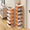 Zapatero Plástico Estante de Almacenamiento para Casa de Alquiler Sala de Estar Entrada Multicapa Plegable Desmontable Zapatero Plegable