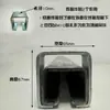 Riel de Polea para Puerta Corredera de Alta Resistencia Riel de Grúa para Puerta Industrial Capacidad de Carga 1000KG Taller de Techo de Acero de Color Polea Elevadora Riel Deslizante Elevador