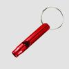 Silbato pequeño de aleación de aluminio para exteriores al por mayor llavero portátil silbato de árbitro alta frecuencia emergencia entrenamiento contra incendios silbato de supervivencia