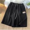 Novos shorts de seda de gelo para homens verão calças casuais finas 2024 Calças esportivas drapeadas de verão shorts retos da moda