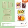 Caja Conservadora de Alimentos, Fiambrera de Vidrio Dividida, Fiambrera Bento Resistente al Calor, Recipiente para Microondas, Fiambrera para Oficinistas, Vidrio de Borosilicato Alto