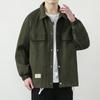 Jaqueta Nasa Masculina Primavera e Outono 2025 Americana Solta Top Marca Tendência Casual Bonito Gola Lapela Jaqueta Jovem