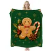 Manta de Franela de Ángel Navideño Simple Transfronteriza, Manta Cubierta para Aire Acondicionado Estampada, Manta Temática Navideña, Personalizable