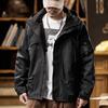 Jaqueta Workwear Retrô Americana para Homens 2026 Novo Estilo Solta Tendência Corta-vento para Exterior Jaqueta Casual Masculina Primavera e Outono