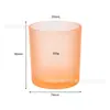 Copo de Vidro para Vela Clássico 8090 Pote de Vela para Aromaterapia Copo de Vidro com Spray Personalizado Venda por Atacado
