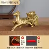 Adornos de Caballo de Latón, Lingotes Tirados por Caballos, Artesanías de Riqueza Tiradas por Caballos, Decoración del Hogar, Adornos de Caballo del Zodiaco, Lingotes Tirados por Bueyes