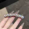 Exquisita pinza para el pelo de estilo coreano con cristal, pinza de pico de pato para flequillo de frente, pasador de moda de alta gama, pinza para patillas laterales, accesorio para el pelo