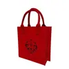 Venta de Fábrica: Bolsas de Regalo de Boda de Fieltro con Tamaños, Texto y Impresión de Logo Personalizables, Adecuadas para Damas de Honor y Recuerdos de Boda