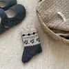 Combinação Super Estilo Coreano de Meias de Lã! Outono e Inverno Cachorro Desenho Animado Estilo Coreano Versátil Espessadas Quentes de Lã