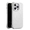 Adecuado para funda de teléfono con patrón de onda magnética para iPhone 18 Pro Max, funda protectora de silicona líquida anticaídas para Apple 17 Pro Max