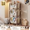 Estante Infantil Estante de Armazenamento de Brinquedos Móvel Estante de Armazenamento Multicamadas Carrinho Doméstico com Rodas Piso Estante Simples