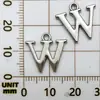 Aleación de Zinc 26 Letras Mayúsculas del Alfabeto Inglés A-Z Colgante Pequeño Pulsera DIY Collar Llavero Accesorios de Joyería Colgante