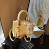 Estilo Coreano Design Nicho Moda Casual Simples Pequena Bolsa Transversal para Mulheres 2025 Verão Nova Bolsa Pequena Quadrada