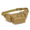 Shanxing Atacado Bolsa de Cintura Tática Impermeável Esportiva Multifuncional ao Ar Livre Armazenamento Bolsa de Cintura Unissex Nylon Resistente ao Desgaste