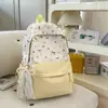 Mochilas para Estudiantes de Secundaria y Preparatoria para Niñas, Mochilas Lindas con Lazo y Gatito, Mochilas Frescas de Dibujos Animados Estilo Universitario