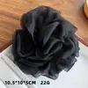 Grampo de Cabelo de Plástico com Flor de Rede para Mulheres, Novo Pente de Cabelo de Alta Qualidade para a Parte de Trás da Cabeça, Elegante Acessório de Cabelo Estilo Feriado