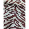 Tecido de estofamento macio de alta qualidade, jacquard de chenille com estampa de zebra, moderno, minimalista, luxo leve, para cadeiras individuais, sofás e capas de almofada